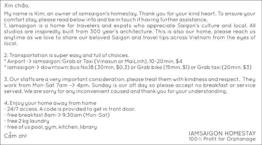 Iam Saigon Homestay Хошимин Екстериор снимка